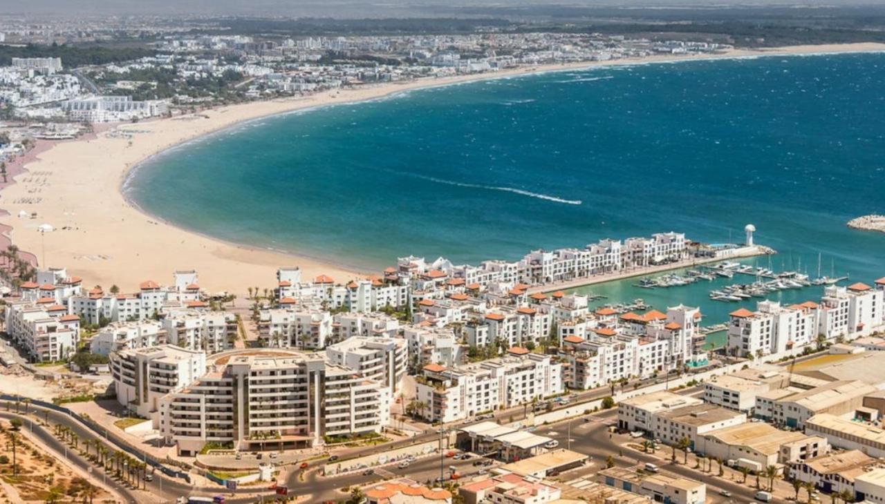 New Sea Front Apartment 95Sqm With Unlimited Wi-Fi Agadir Exteriör bild